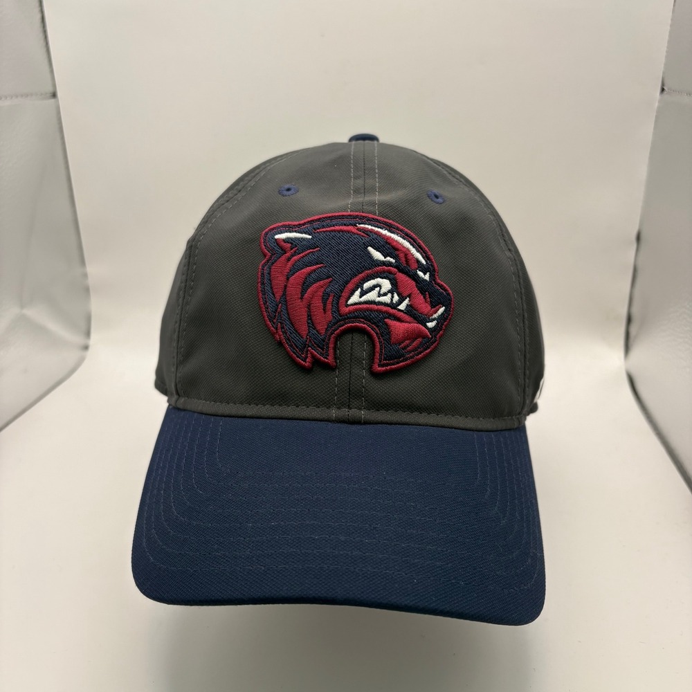 Nike Heritage86 Dri-FIT Hat Grey Navy Blue Woodstock Mascot Baseball Cap M/L